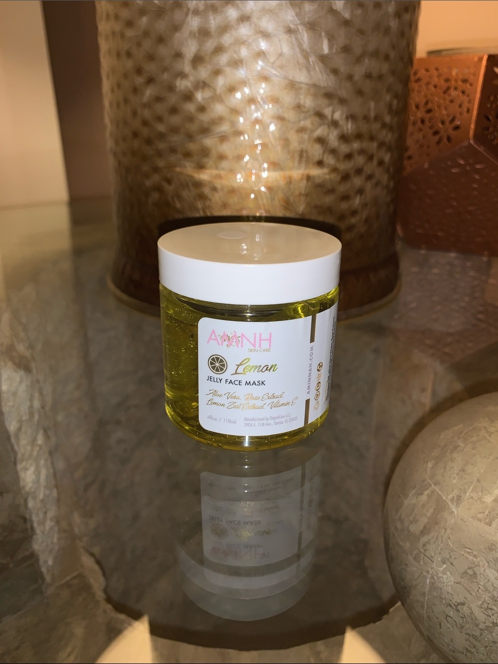 AMMINAH Lemon Jelly Face Mask